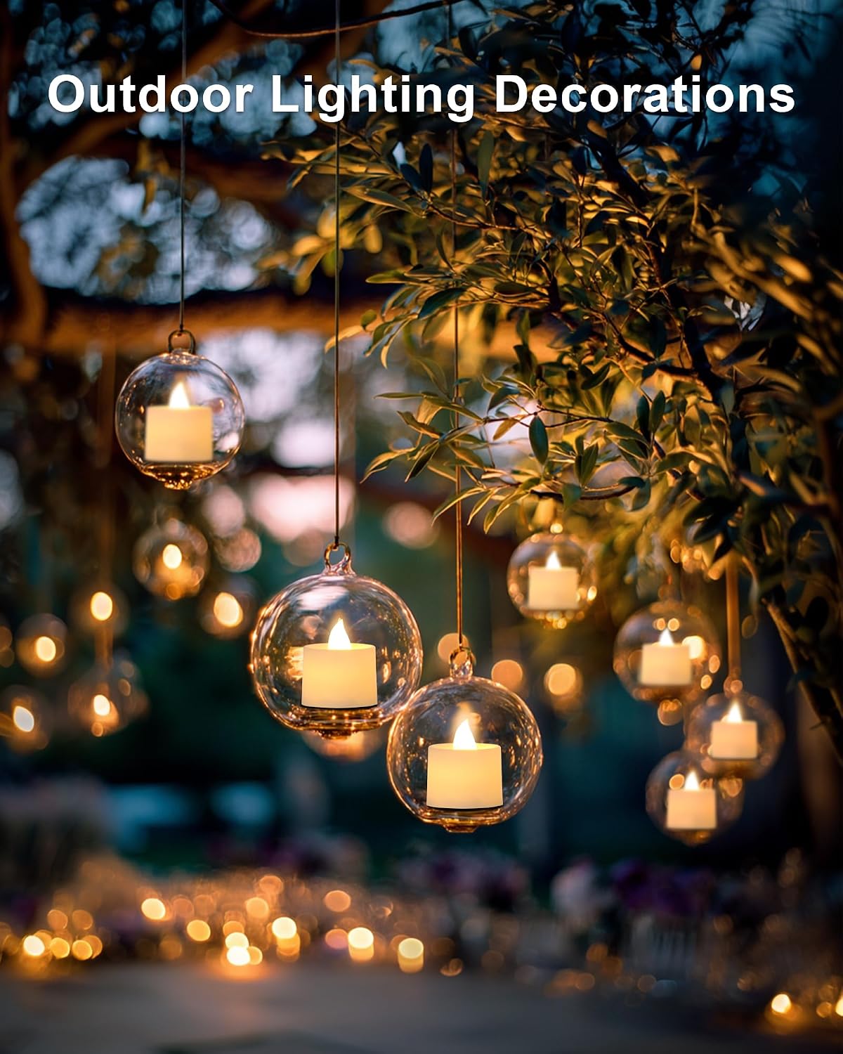 Amagic 12/24/50/100/150 Pack LED Tea Lights, Flameless Votive Candles, Battery Operated Tealights Candles for Halloween, Christmas, Home Decor, Wedding, Theme Party, Festival（12 Pack, Warm White）
