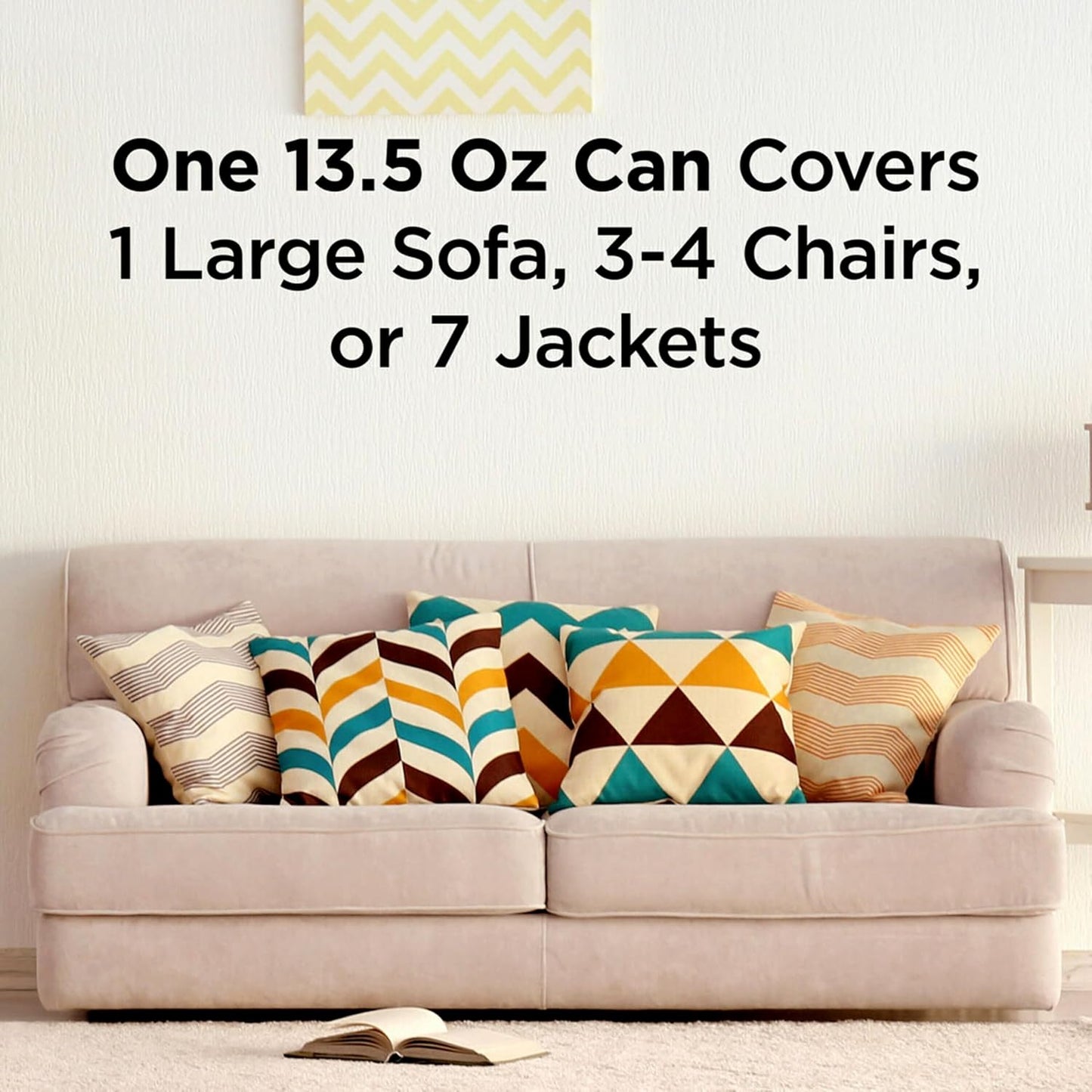 Scotchgard Fabric Water Shield, 60 Ounces (Six, 10 Ounce Cans), Repels Water, Ideal for Couches, Pillows, Furniture, Shoes and More, Long Lasting Protection