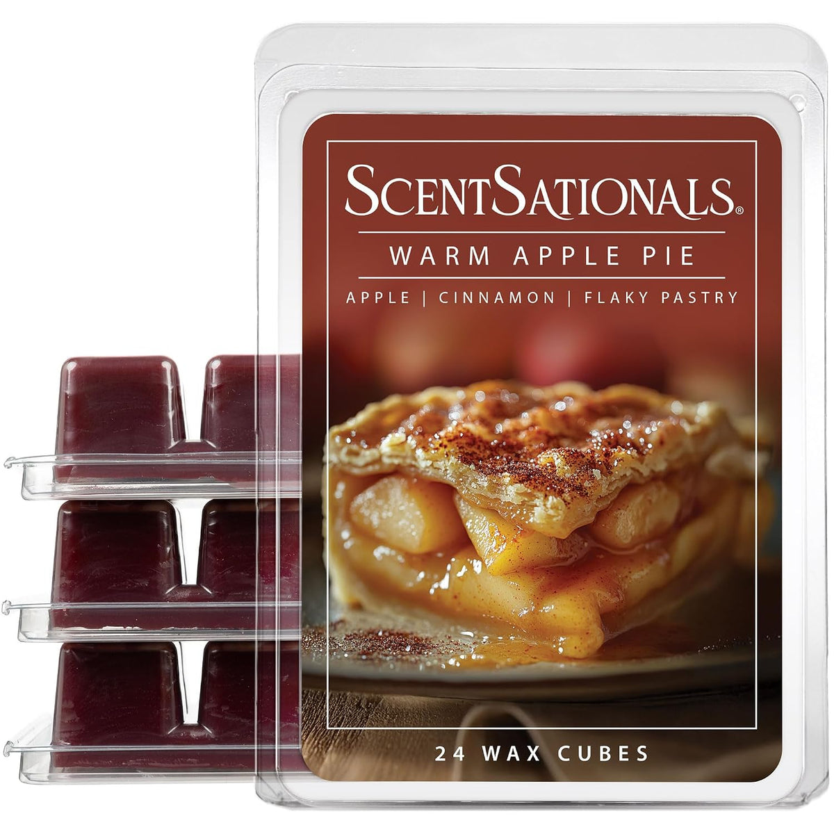 ScentSationals Warm Apple Pie Scented Wax Melts - Apples