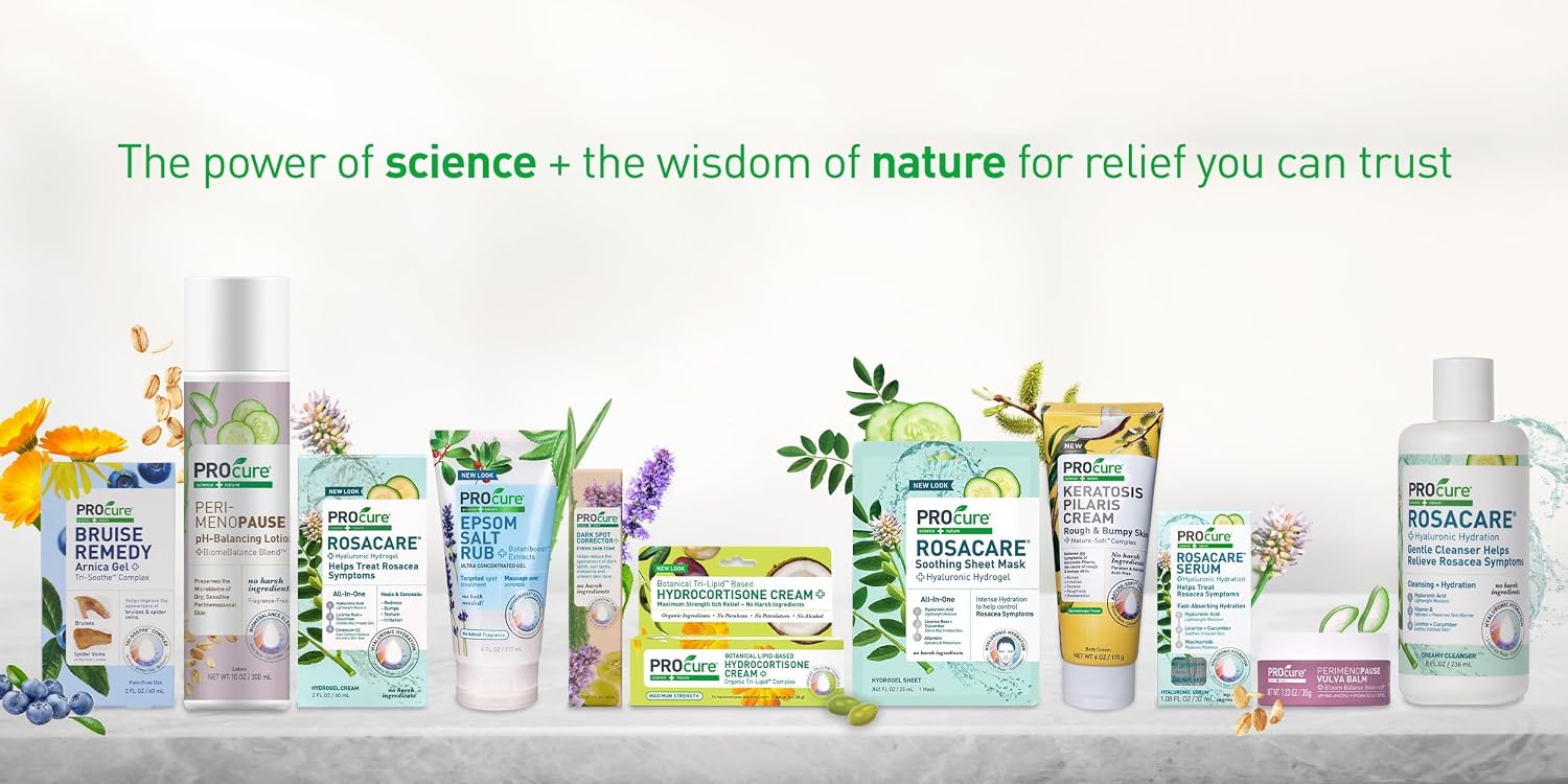 PROcure Epsom Salt Rub Gel - 2 Pack with Aloe Vera & Essential Oils