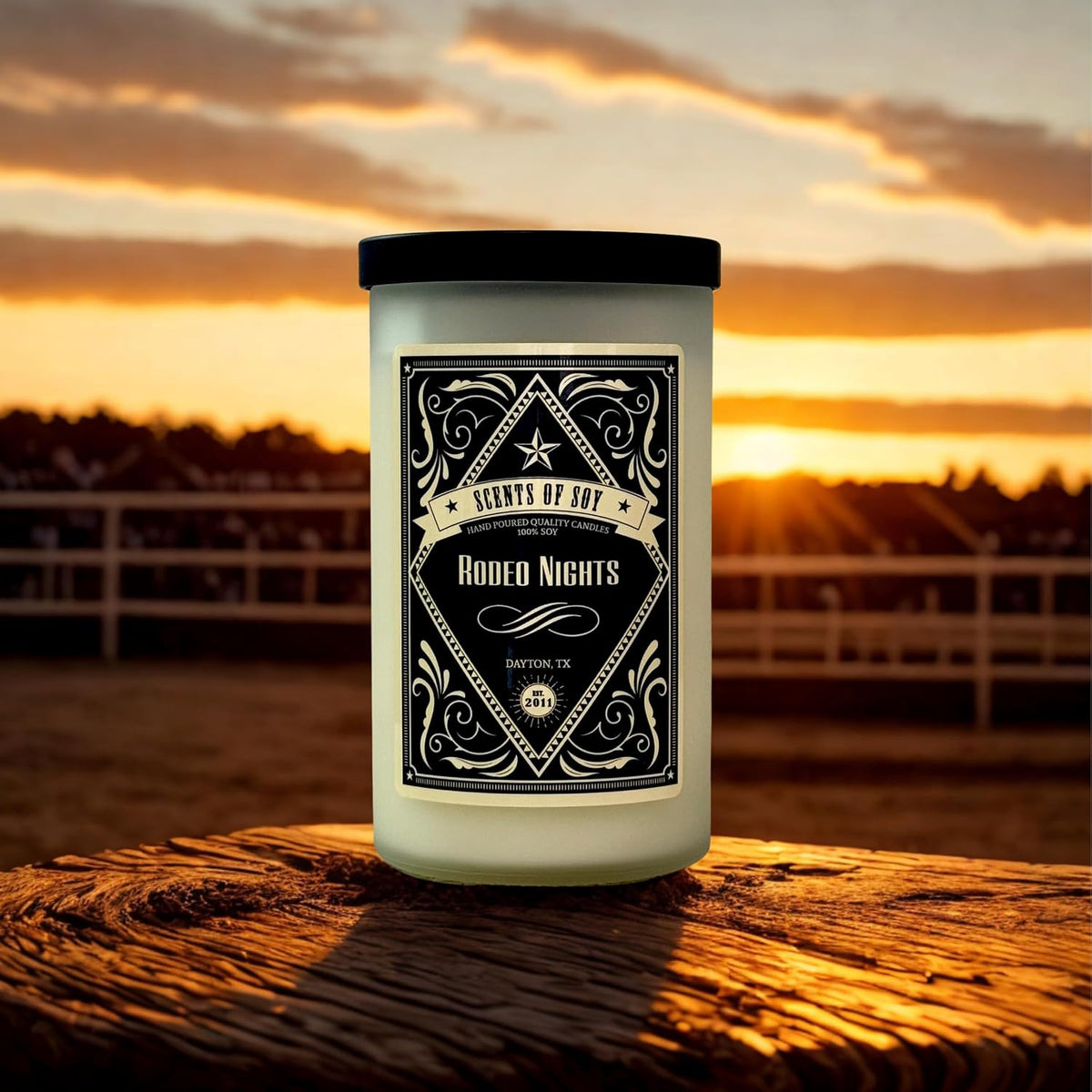 Rodeo Nights Rustic Soy Candle