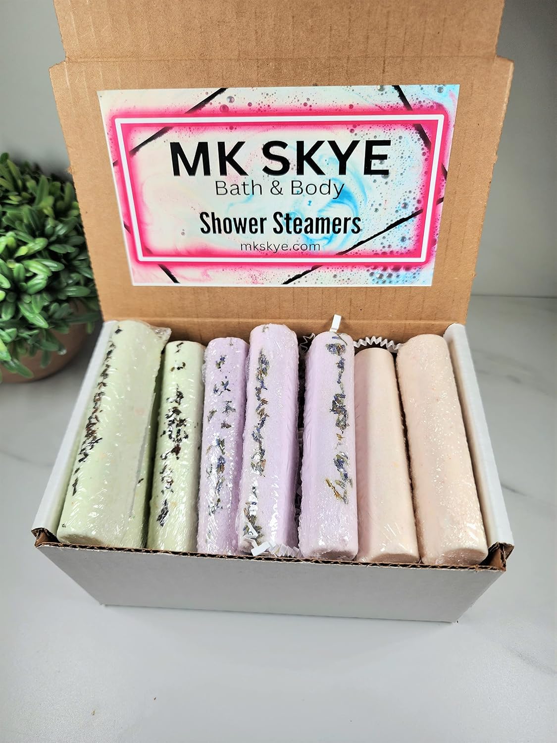 Shower Steamers, 8 pack, Bath gift box, Galentine Gift, Valentine's Day Gift, Shower Bomb, Stress relief, Shower Bombs with Essential, Shower Steamers Aromatherapy