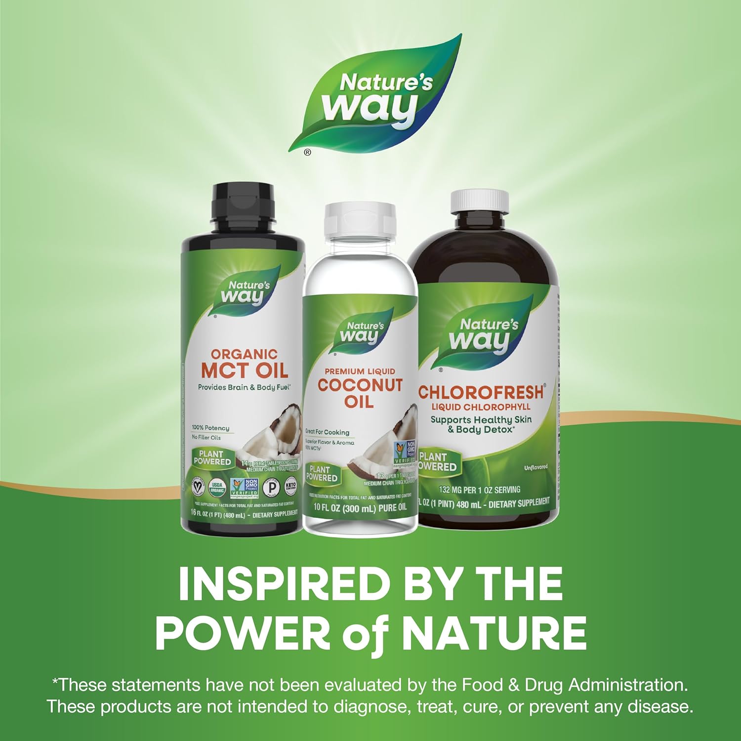 Nature's Way Liquid Coconut Oil, Oil for Cooking, Superior Flavor and Aroma, Hexane Free, Stays Liquid, Non-GMO Project Verified, 10 Fl Oz (Packaging May Vary)