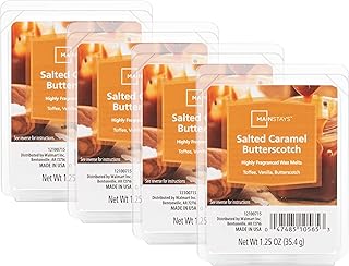 Mainstays Scented Wax Cubes 1.25oz 4-Pack (Salted Caramel Butterscotch)