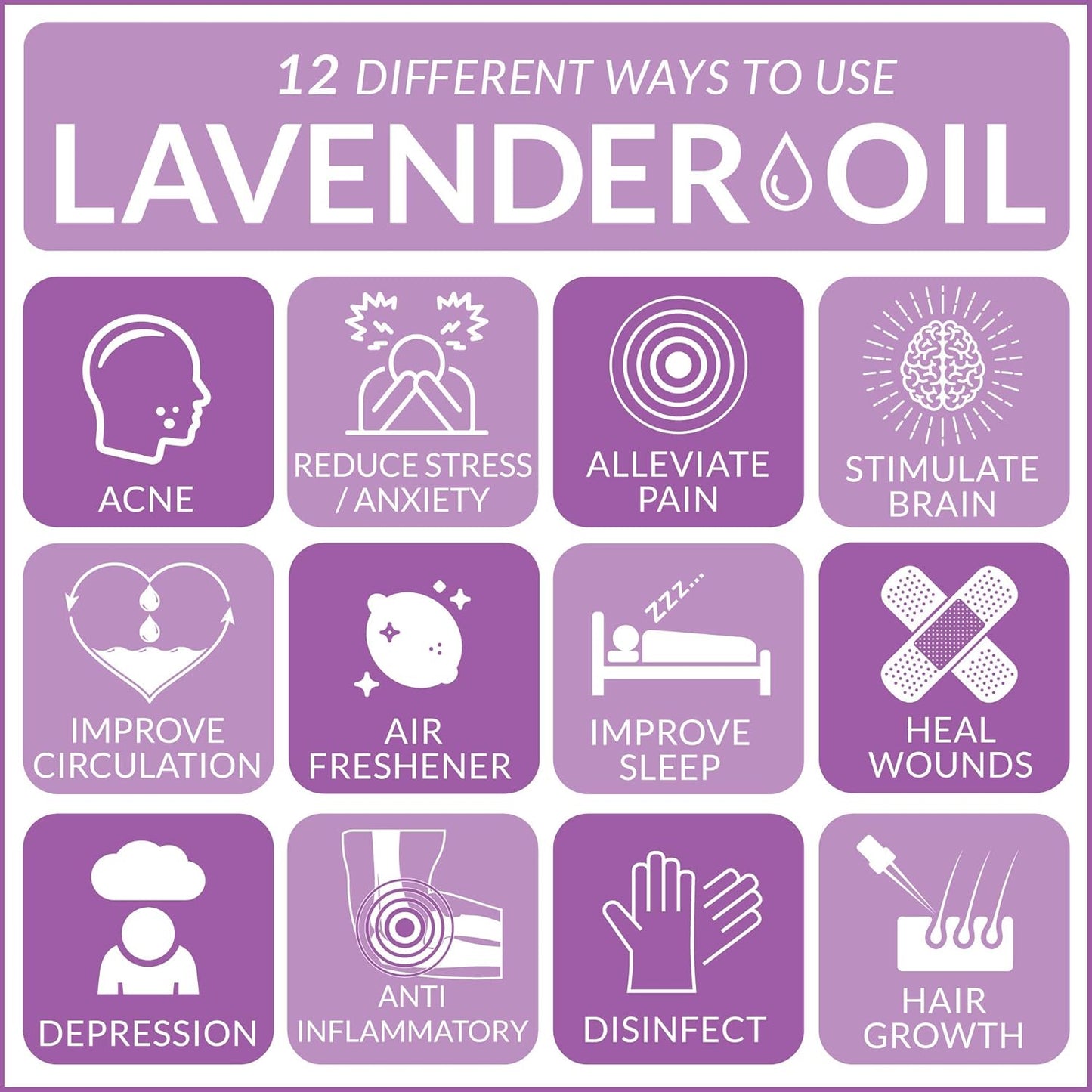 artnaturals 100% Pure Lavender Essential Oil - (.5 Fl Oz / 15ml) - Premium Undiluted Therapeutic Grade Natural from Bulgaria - Aromatherapy for Diffuser
