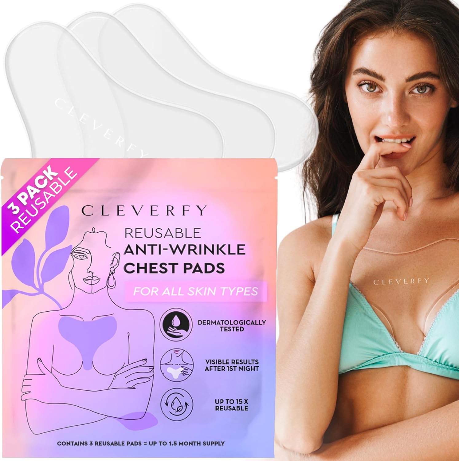 Cleverfy Self-Care Essentials: 6 Shower Steamers & 3-Pack TShape
