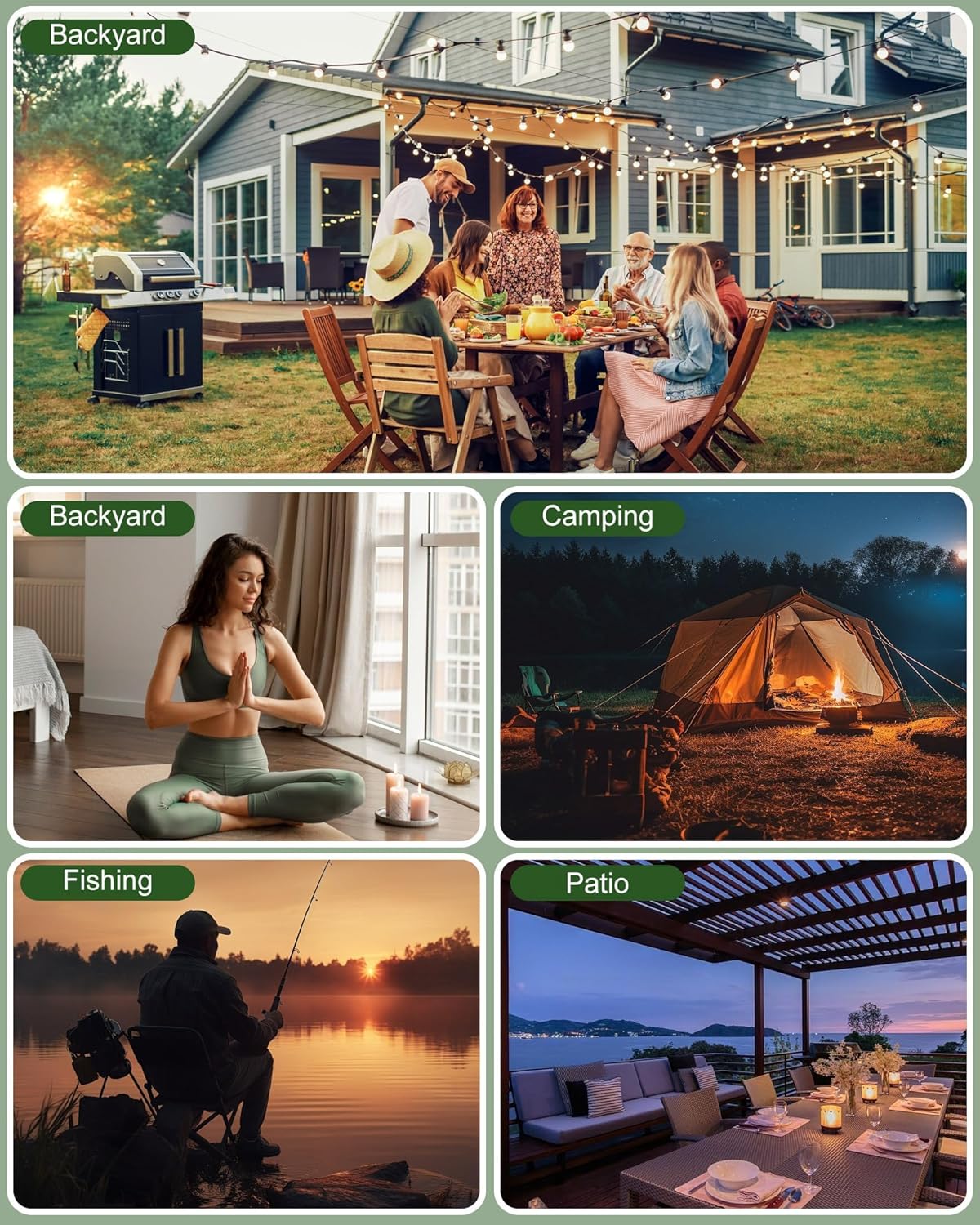 50 Pcs Mosquito Repellent Incense Cones - Natural Citronella Incense Cones for Camping, Patio, Hiking,Outdoor, etc - Includes 2 Ceramic Dishes