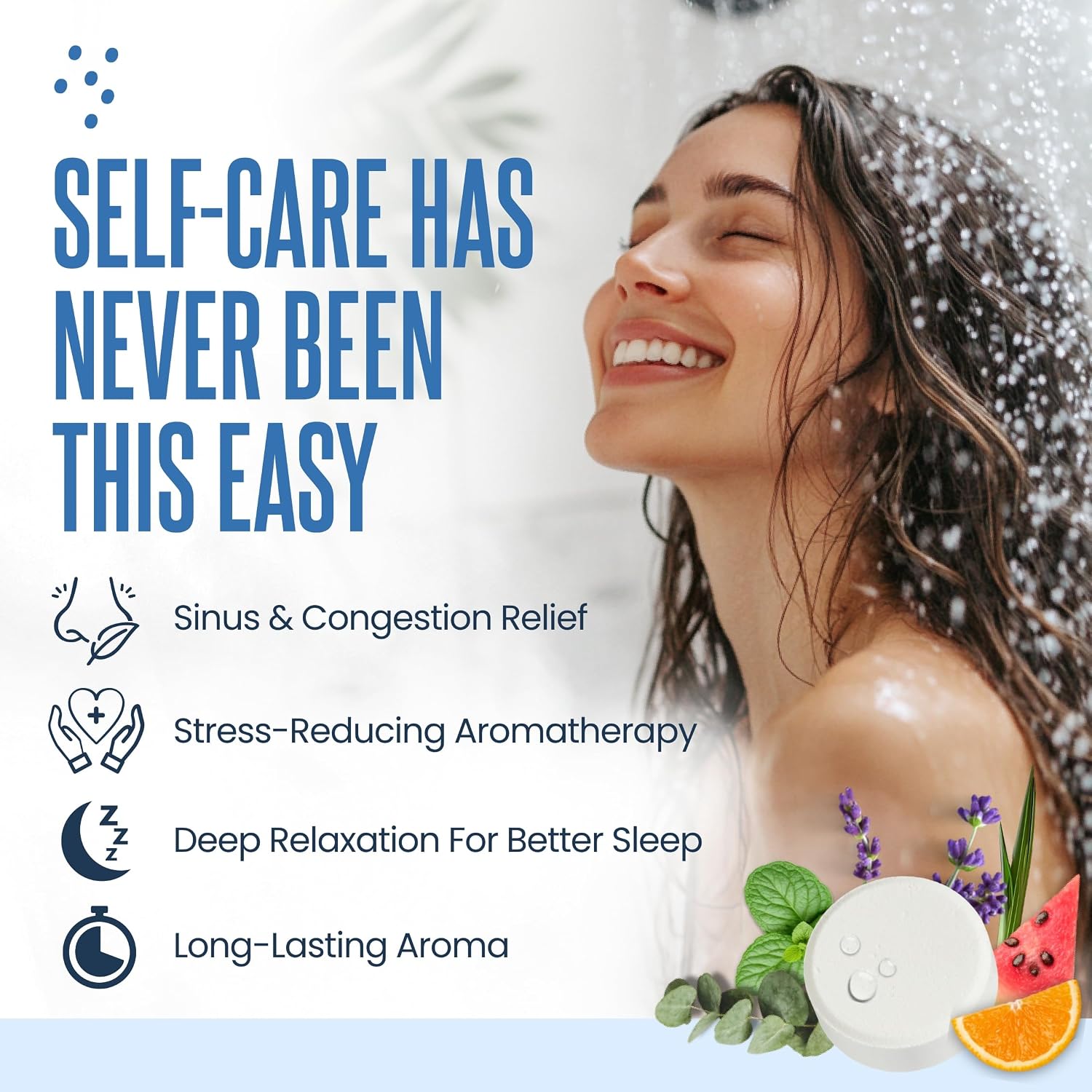Cleverfy Shower Steamers Aromatherapy - Birthday Gifts for Women, Mom, Wife, Grandma, Her, Best Friend, Daughter, Sister, Teens & Girlfriend - 6 Tablets