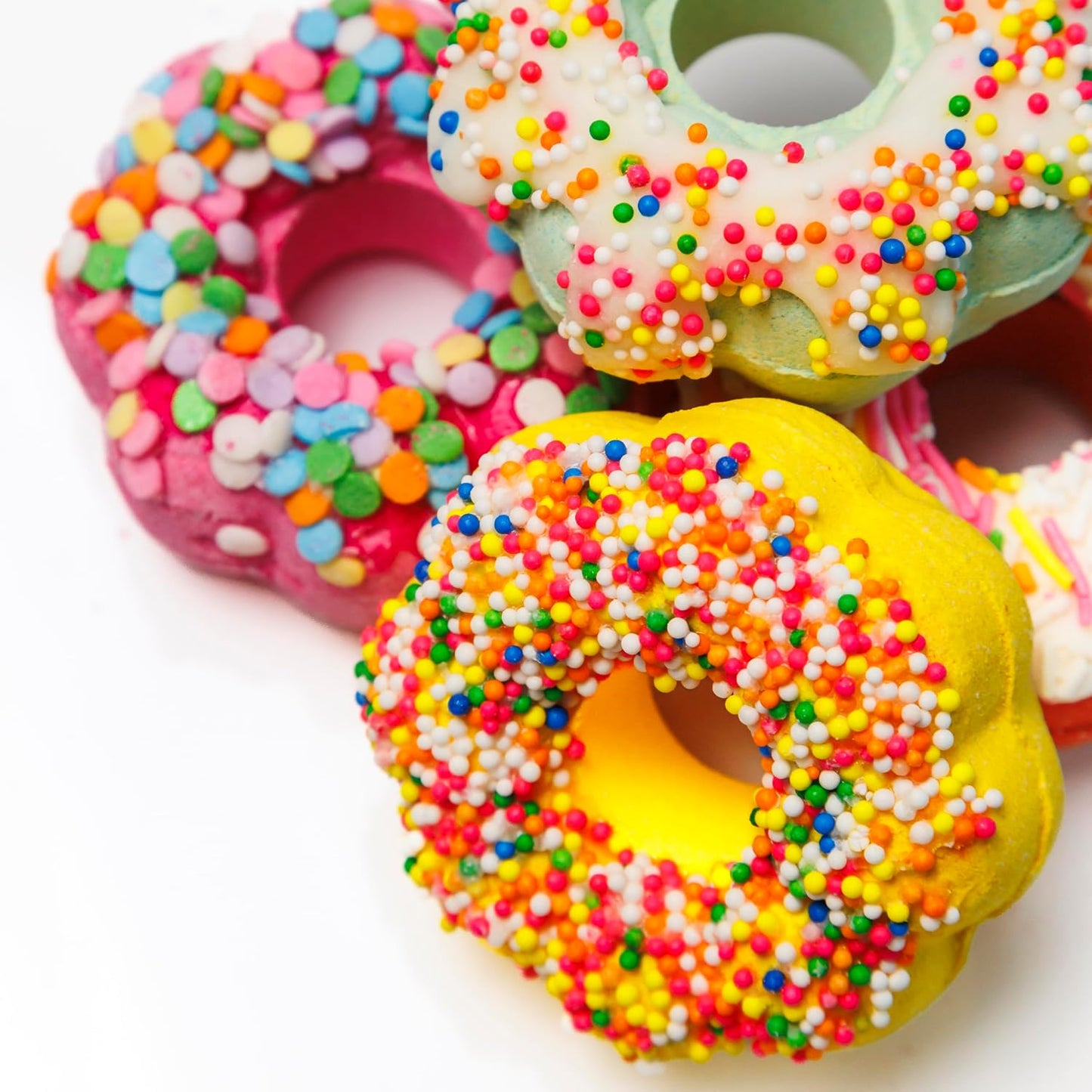 Donut Bath Bomb Gift Set (4 Piece) - Moisturizing, Fun Shaped Bath Bombs | Gift for Birthdays, Valentine's, Easter, Christmas, Mother's Day and More