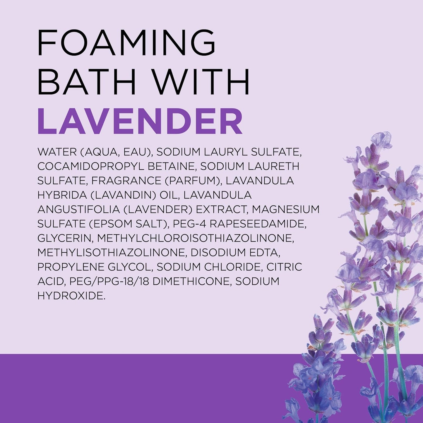 Dr Teal’s Foaming Bath with Pure Epsom Salt, Soothe & Sleep with Lavender, 34 Ounces (Packaging May Vary)