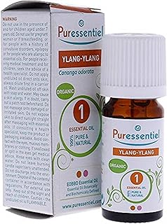 Puressentiel Ylang Ylang Essential Oil, Aromatherapy Stress Calming - 100% Pure, Organic & Natural - Therapeutic Grade, Premium & Certified Quality - Made in France – 0.17 fl oz