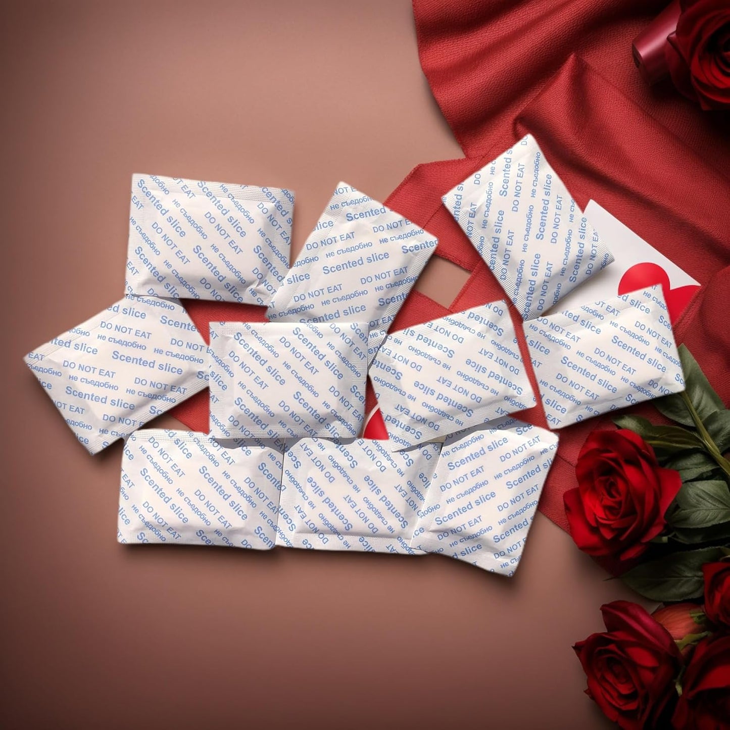 Rose Scented Sachets – Long-Lasting Odor Remover and Freshener for Shoes, Closets, Drawers, and Storage Spaces