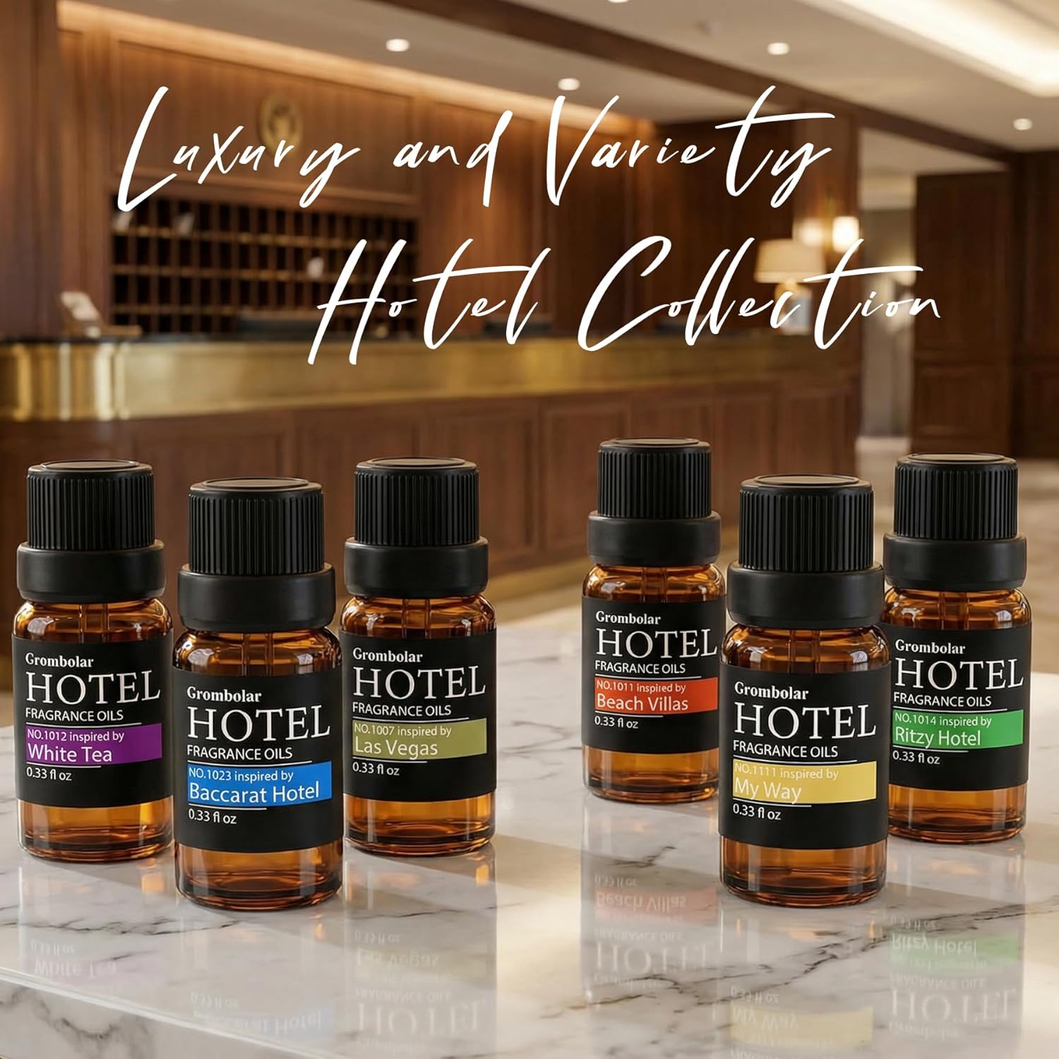 Essential Oils Set-Hotel Collection Diffuser Oil Gift Set,Premium Essential Oil for Diffusers, Home Care, Fragrance, Humidifiers