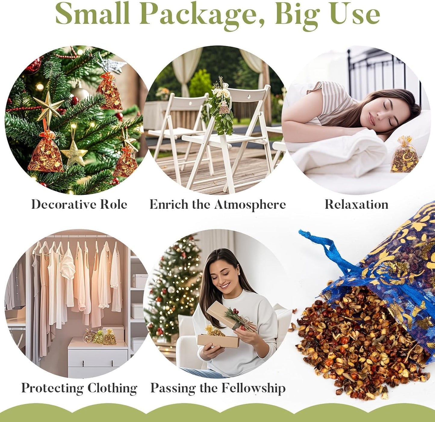 MAQIHAN Sachets for Drawers and Closets - 20 Packs Smell Fresh Scents,Olores para La Casa,Hanging Scented Bags for Home Fragrance Products,Under The Pillow,Wedding,Christmas,2.36x3.15IN