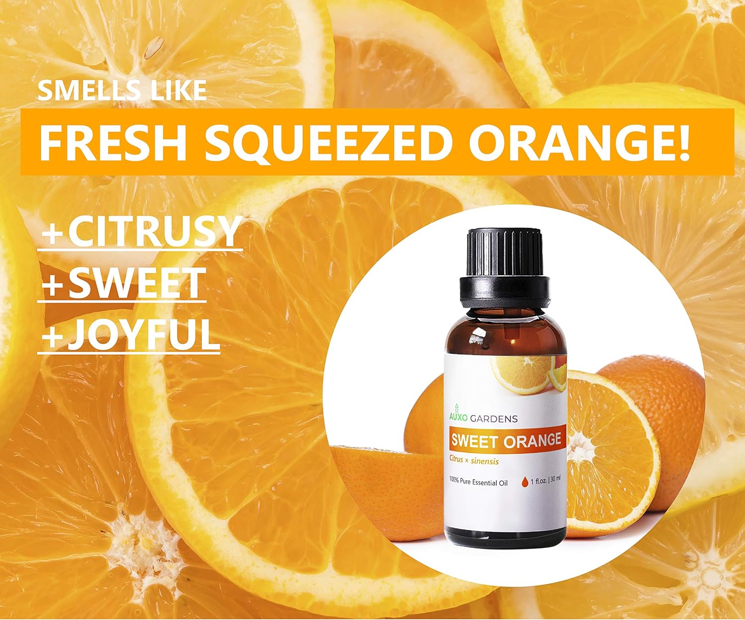 Sweet Orange Essential Oil 1 oz (30ml) -100% Natural and Pure Therapeutic Grade-Premium Quality Italian Orange Oil