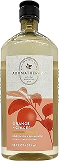 Bath & Body Works Aromatherapy Energy - Orange + Ginger Body Wash & Foam Bath, 10 Fl Oz