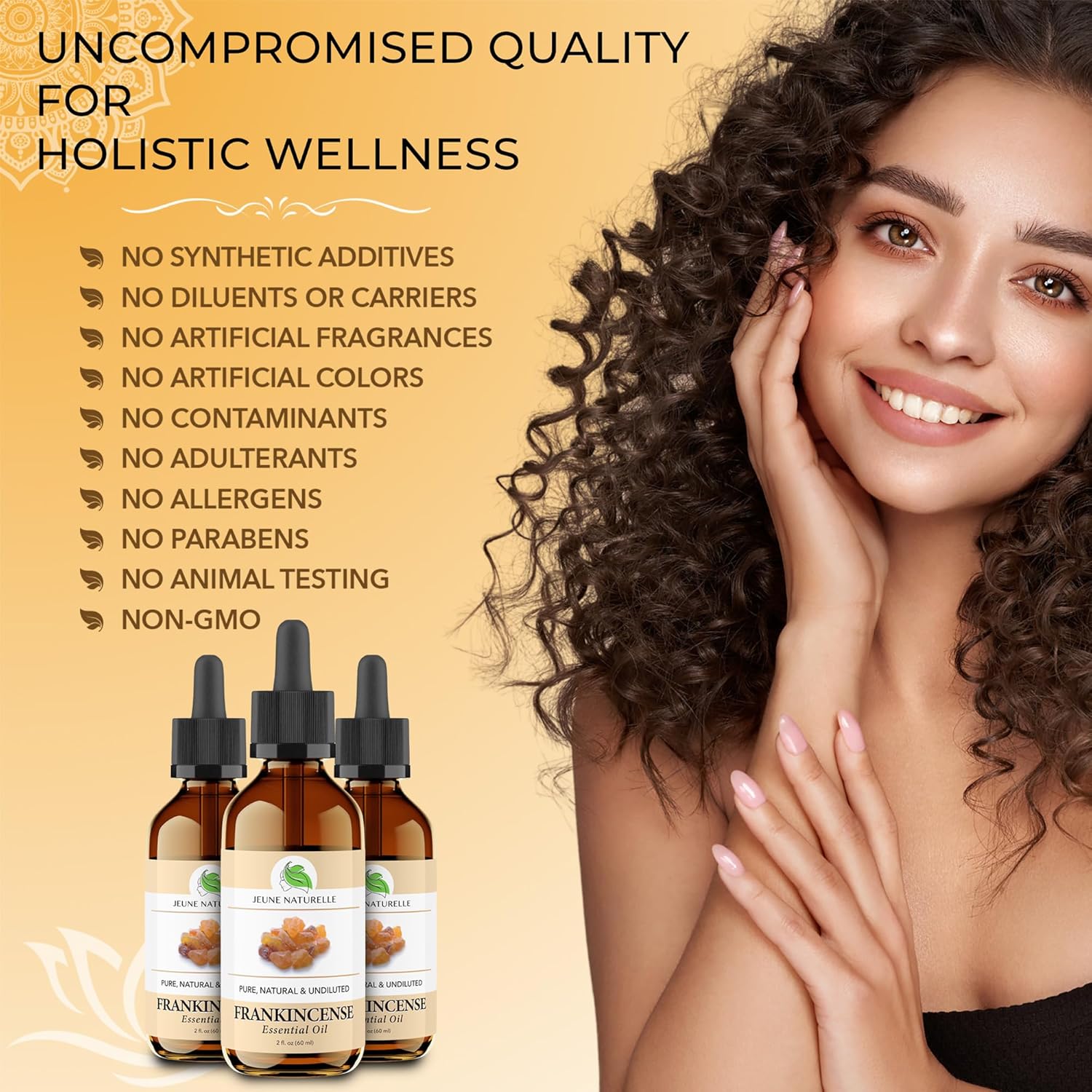 Frankincense Essential Oil - 100% Pure, Natural, Therapeutic Grade Frankincense Oil for Skin, for Body, for Hair (4 Oz)
