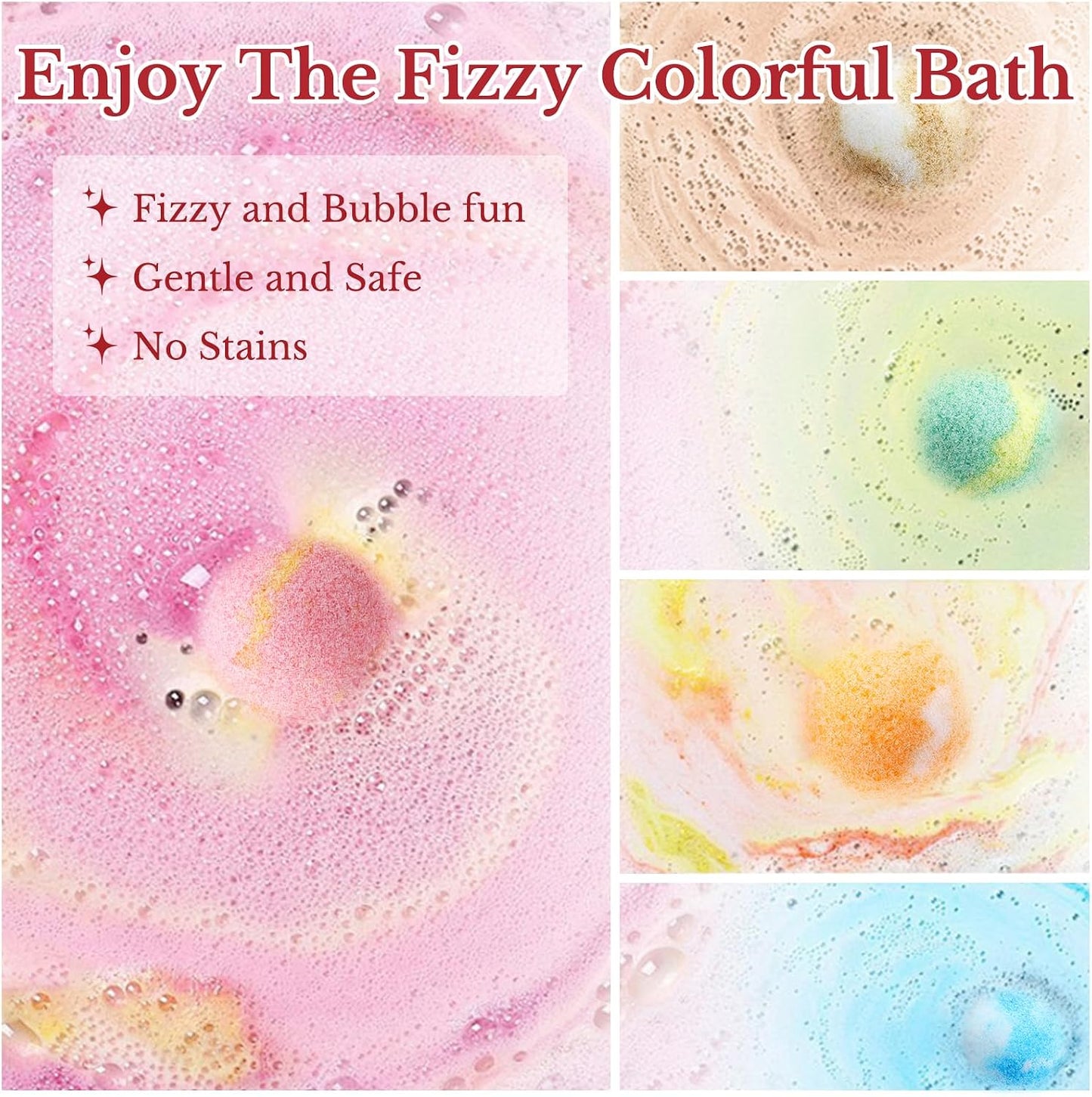 12-Pack Luxury Bath Bomb Gift Set for Men & Women,Aromatherapy Spa Set with Essential Oils,Perfect for Mother’s Day & Valentine’s Day Gifts,Relaxation & Self Care Bath Essentials