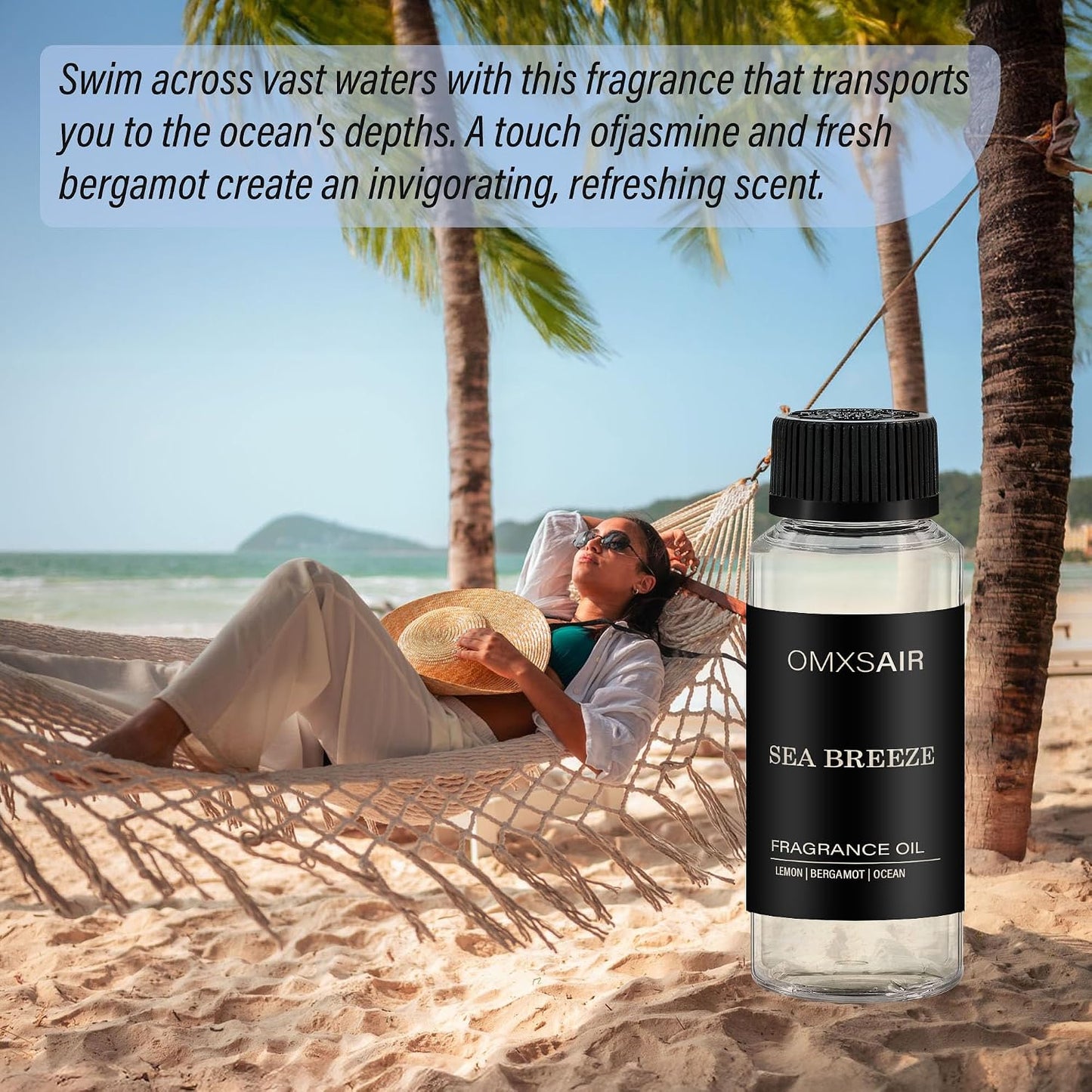 Hotel Diffuser Oil Inspired by The Ritz Carlton Hotel Scent 120ml/4.1 Fl oz -Essential Oil Diffuser Refill-Lemon Bergamot Ocean Breeze-Long Lasting HVAC Diffuser Oil for Home & Spa Use