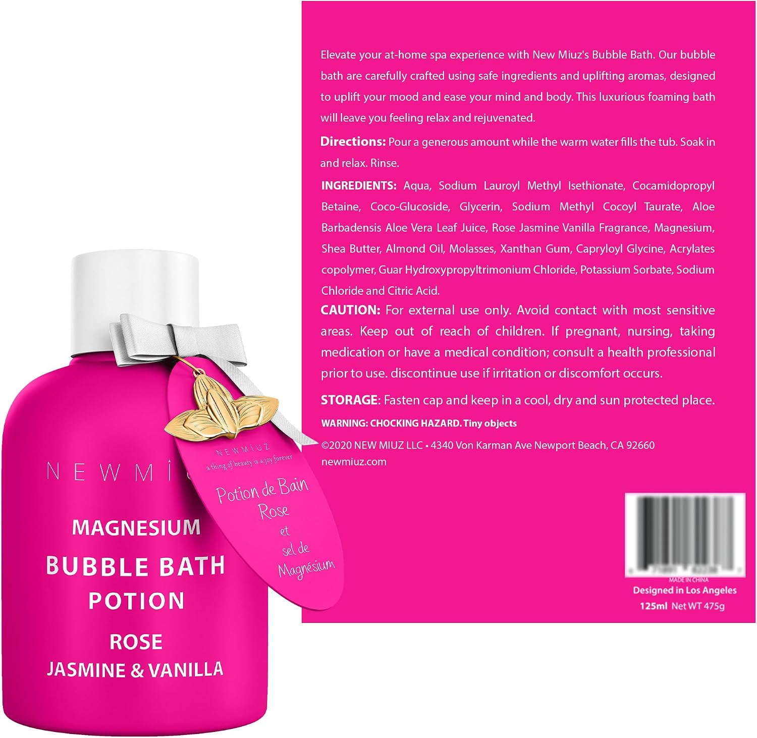 Luxurious Rose Scented Bath Set Pack of 2