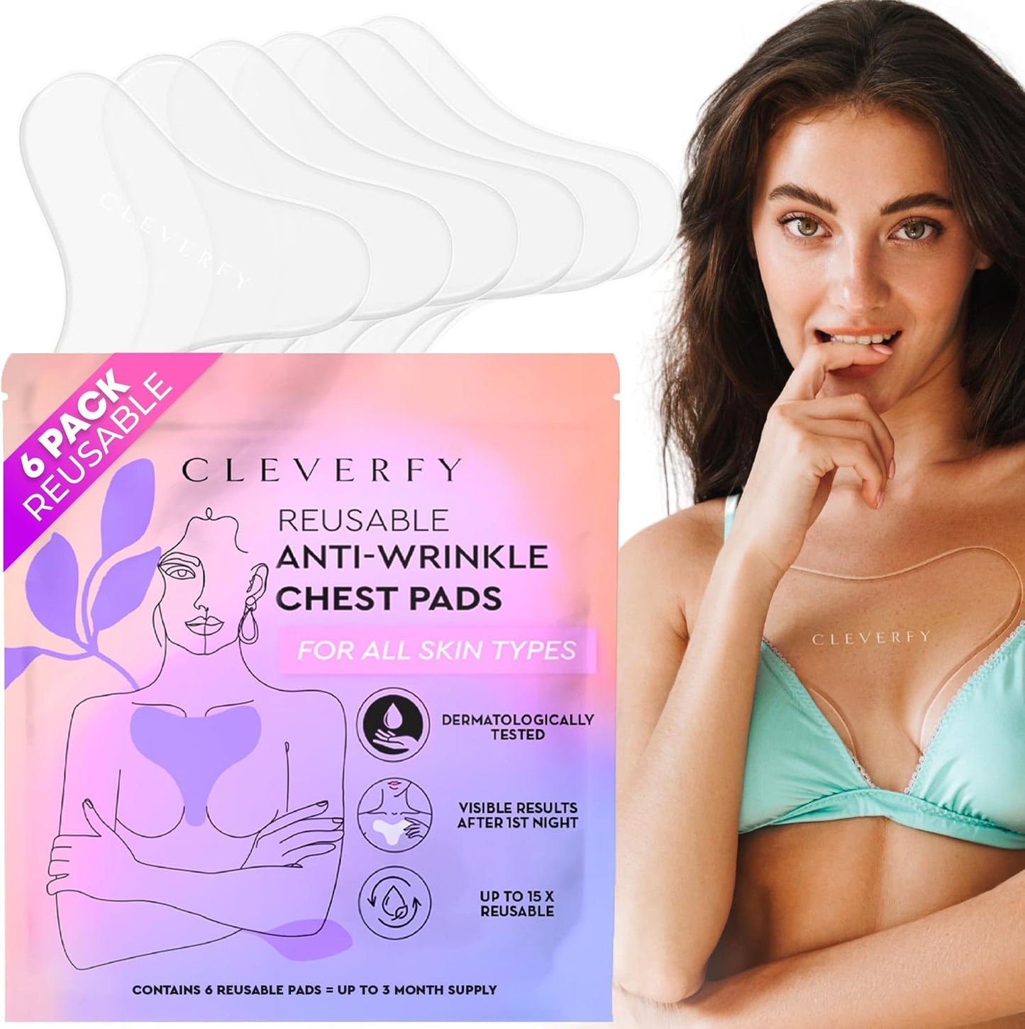 Cleverfy Self-Care Essentials: 6 Shower Steamers & 6-Pack TShape