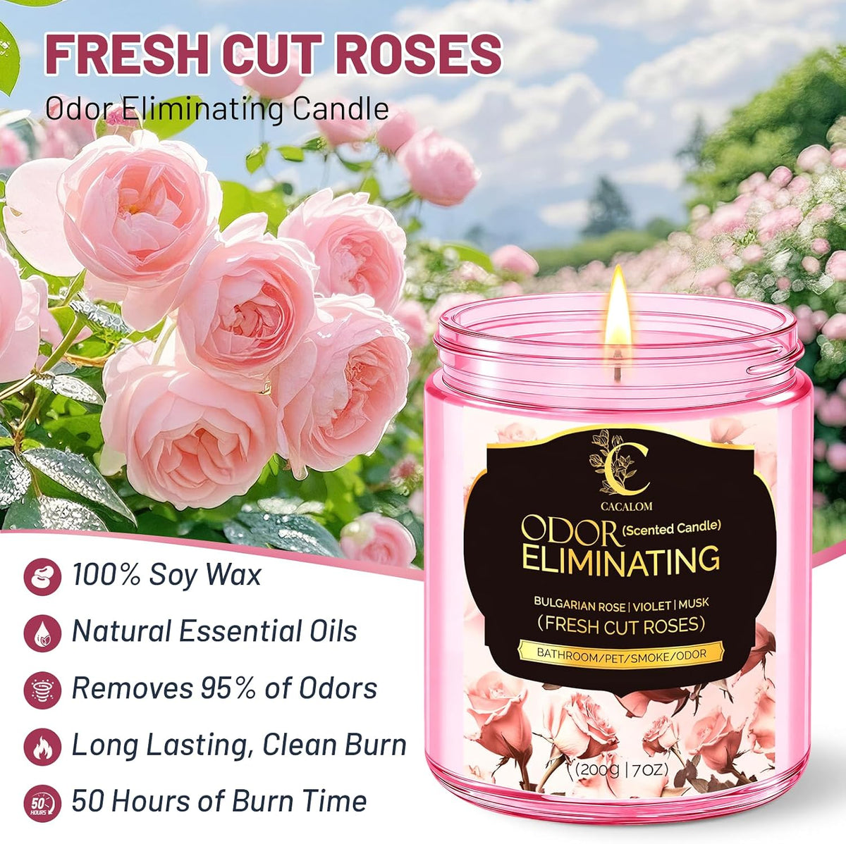 Odor Eliminating Candle