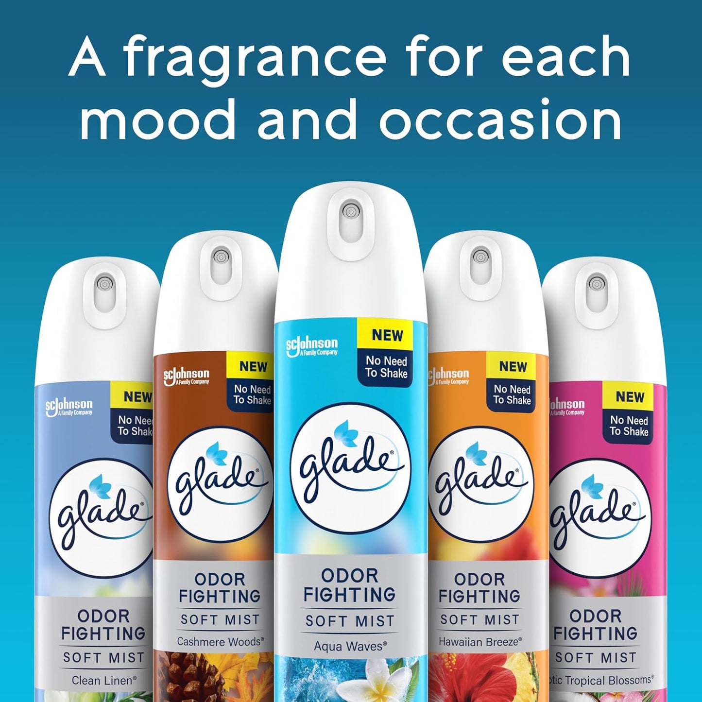 Glade Air Freshener Room Spray, Hawaiian Breeze Scent, Odor Fighting to Deliver Long Lasting Freshness, 8 Oz, 2 Count