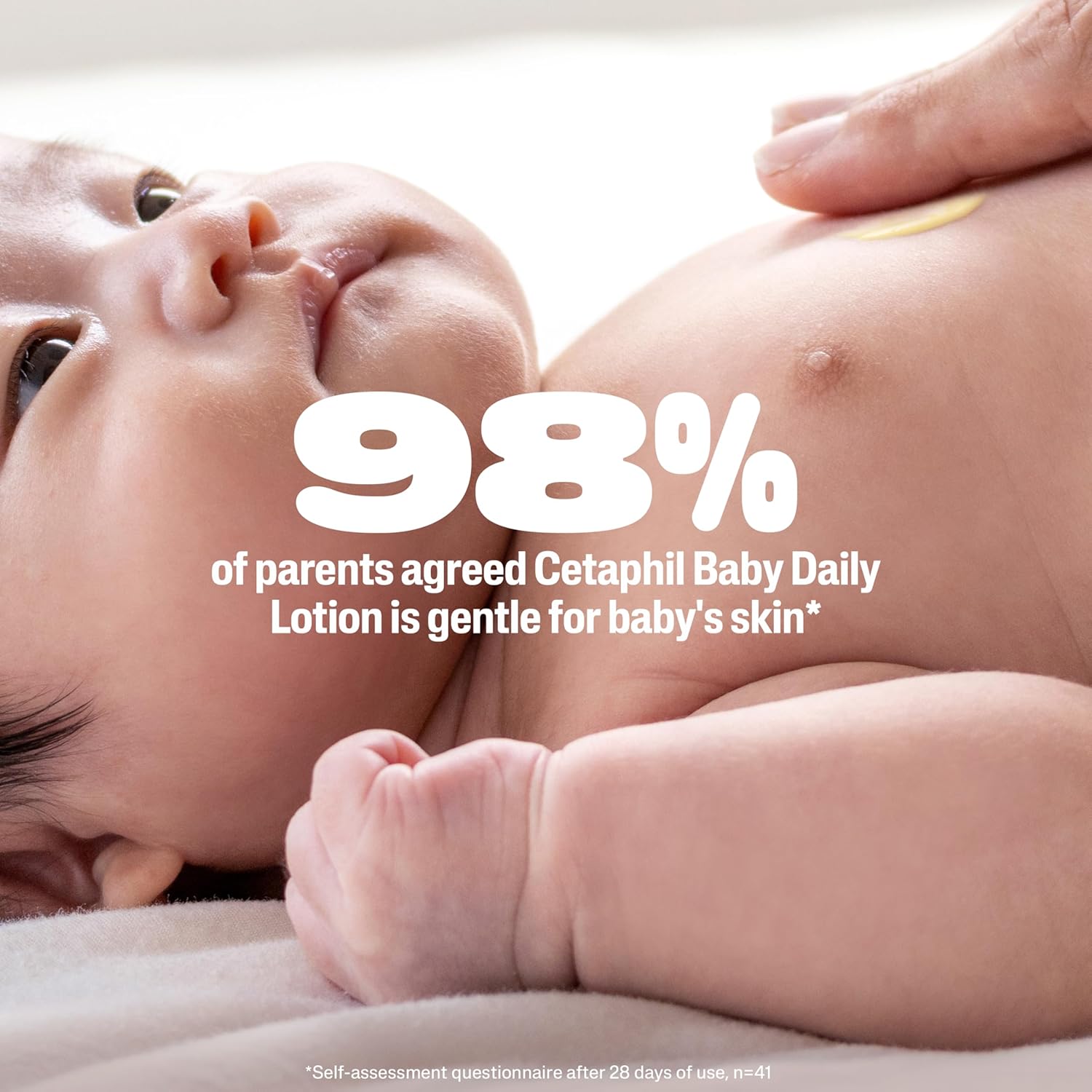 Cetaphil Baby Daily Lotion with Organic Calendula, 13.5 fl oz, Vitamin E, Sweet Almond & Sunflower Oils, Mineral Oil Free, Paraben Free, Dermatologist Tested, Clinically Proven for Sensitive Skin