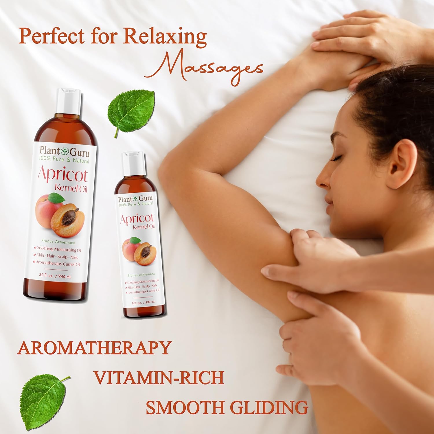 Apricot Kernel Oil 16 fl. oz. Cold Pressed 100% Pure Natural Carrier - Skin, Face, Body And Hair Growth Moisturizer. Great For DIY Cream, Lotions and Lip balm.