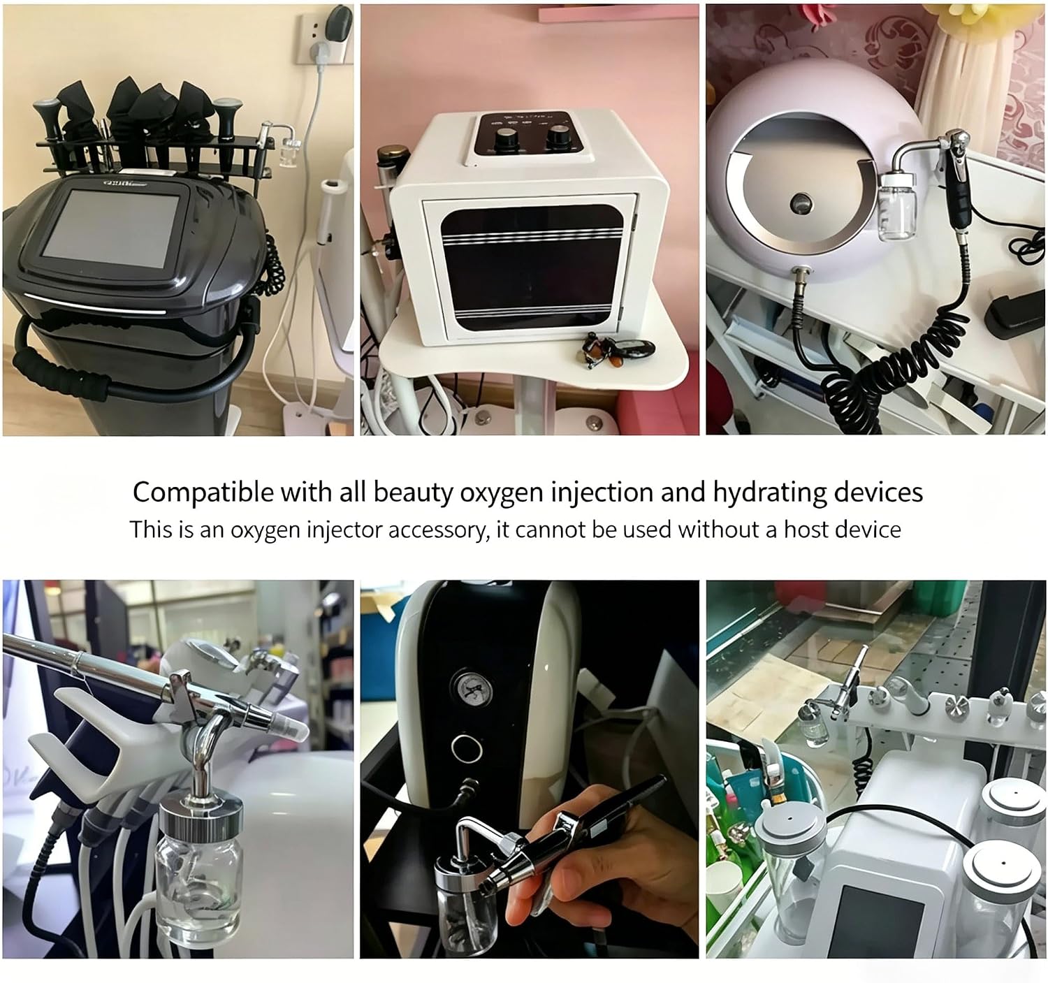 Facial Oxygen Injector Spray Gun Deep Moisturizing Skin Rejuvenation, Atomization Fine Mist Sprayer for Hydrating, Oil Control Portable Home Beauty Salon Use