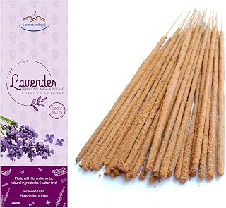 Lavender Incense Sticks - Traditional Handcrafted Masala Incense - 40 to 50 Sticks Approx.