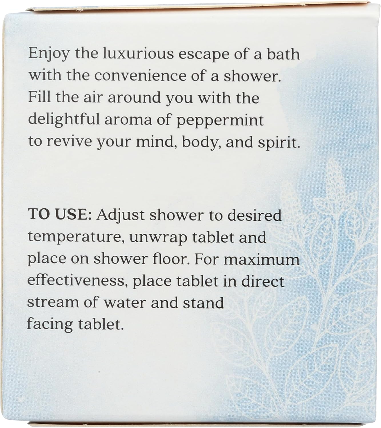 Aura Cacia Peppermint Shower Tablets - Reviving Aromatherapy Steamers with Pure Essential Oils - Energizing Morning Shower Experience | 3 Ounce (Pack of 3)
