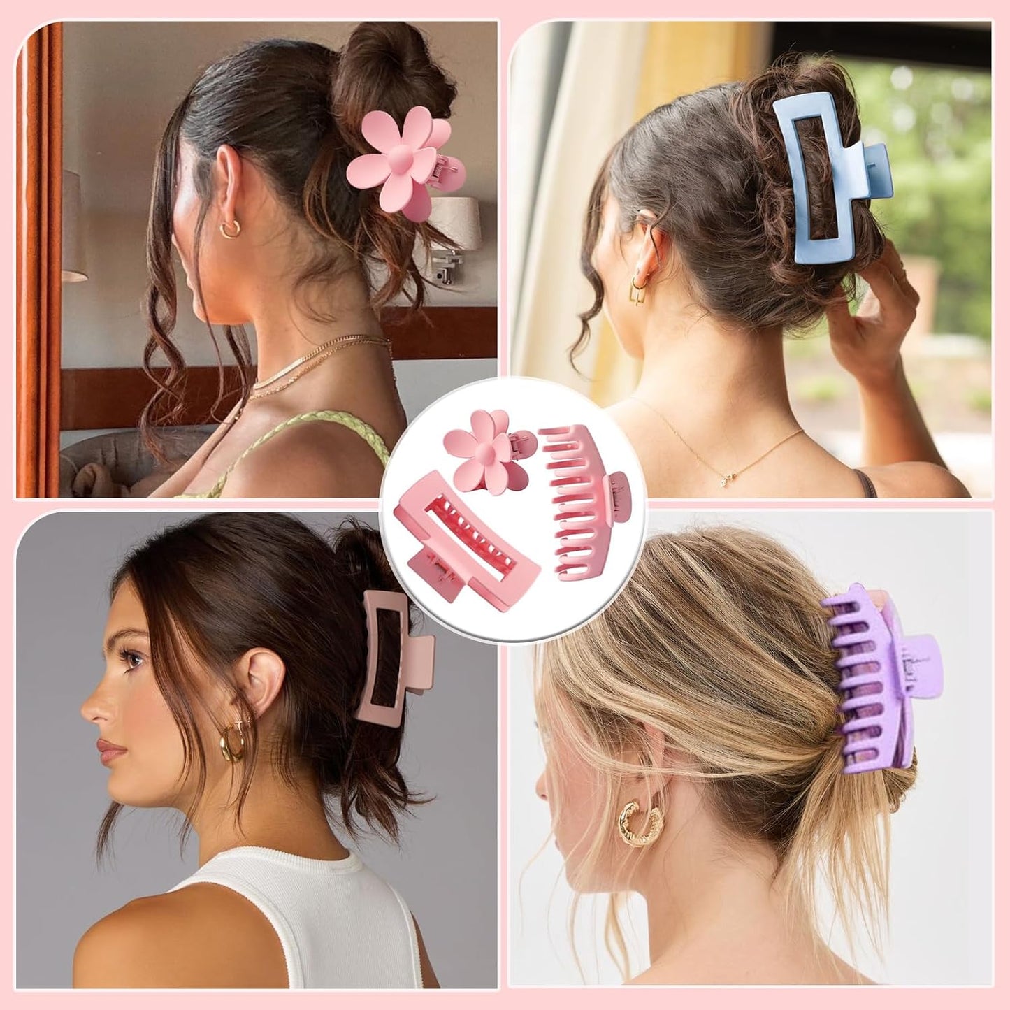 16 Pcs Skincare Headband Set, Face Washing Headband with Wristbands, Hair Claw Clips & Hair Ties, Spa Headbands for Women Girls, Perfect for Facial, Makeup, Shower, Gift Ready Box