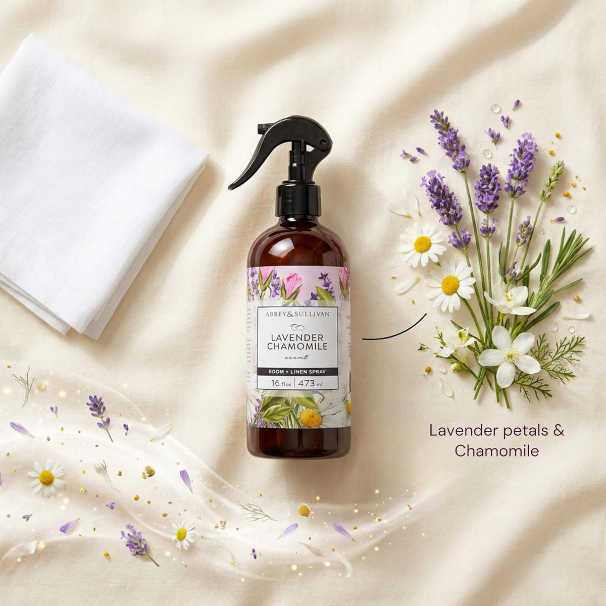 Abbey &amp; Sullivan Linen Spray, Lavender Chamomile, 16 oz