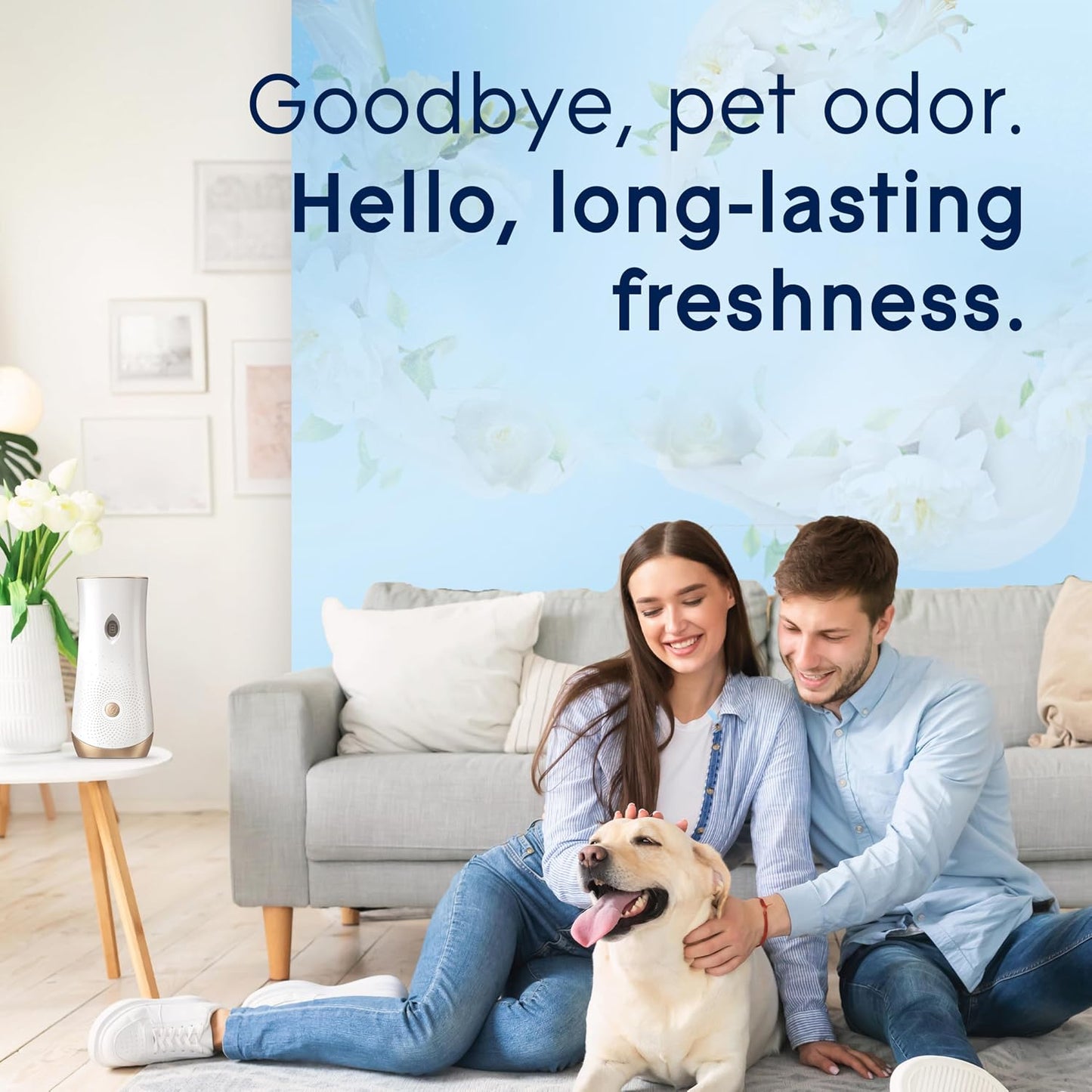 Glade Automatic Spray Refill Starter Kit, Pet Fresh Scent, Scented Air Freshener for Home and Bathroom, 6.2 Oz, 1 Holder + 1 Refill