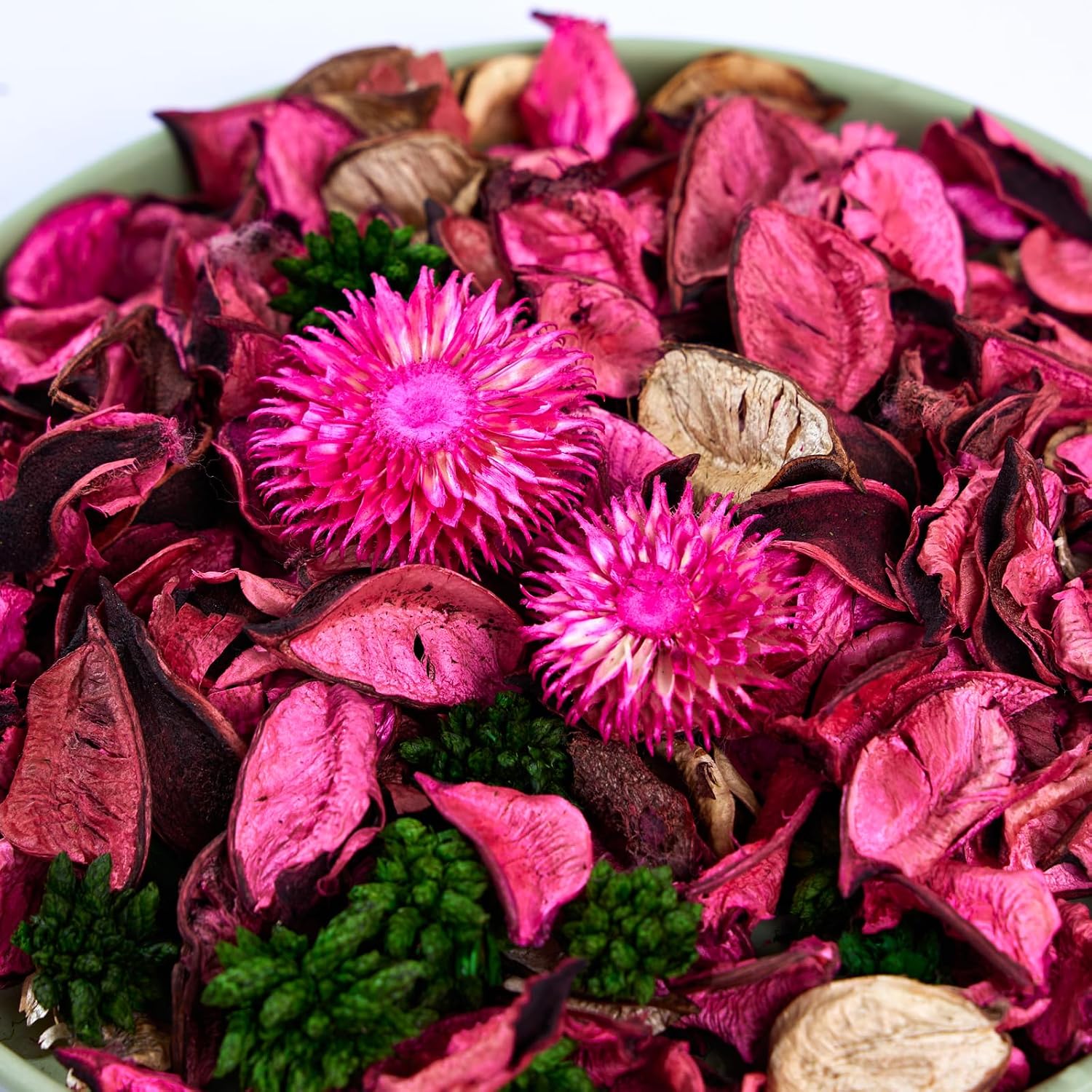 Spring Potpourri Bags - Scented Sachet Petals Pink Dried Flowers, Long Lasting Closet Air Fresheners Drawer Deodorizer, Decorative Vase Filler for Home Decor