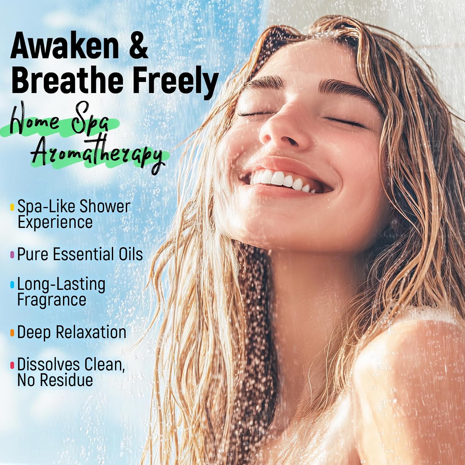 Shower Steamers Aromatherapy & Sport, 100% Pure Natural Essential Oils, Energy Refresh & Invigorating, Relaxing, Spa & Birthday Gifts for Women & Men, Self Care – Spearmint & Peppermint, 4 Pack
