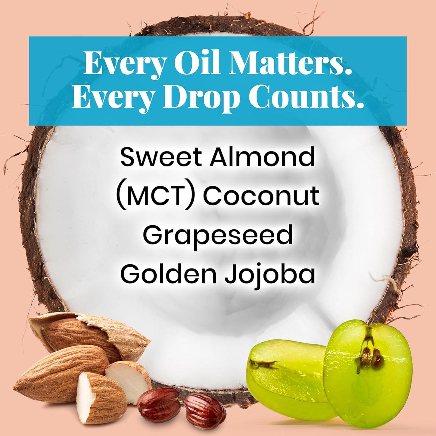 Skinsations - Unscented Massage Oil for Massage Therapy - 16oz | Fragrance-Free Body Oil for Sensitive Skin & Aromatherapy | Sweet Almond, Jojoba, Coconut & Grapeseed Oils