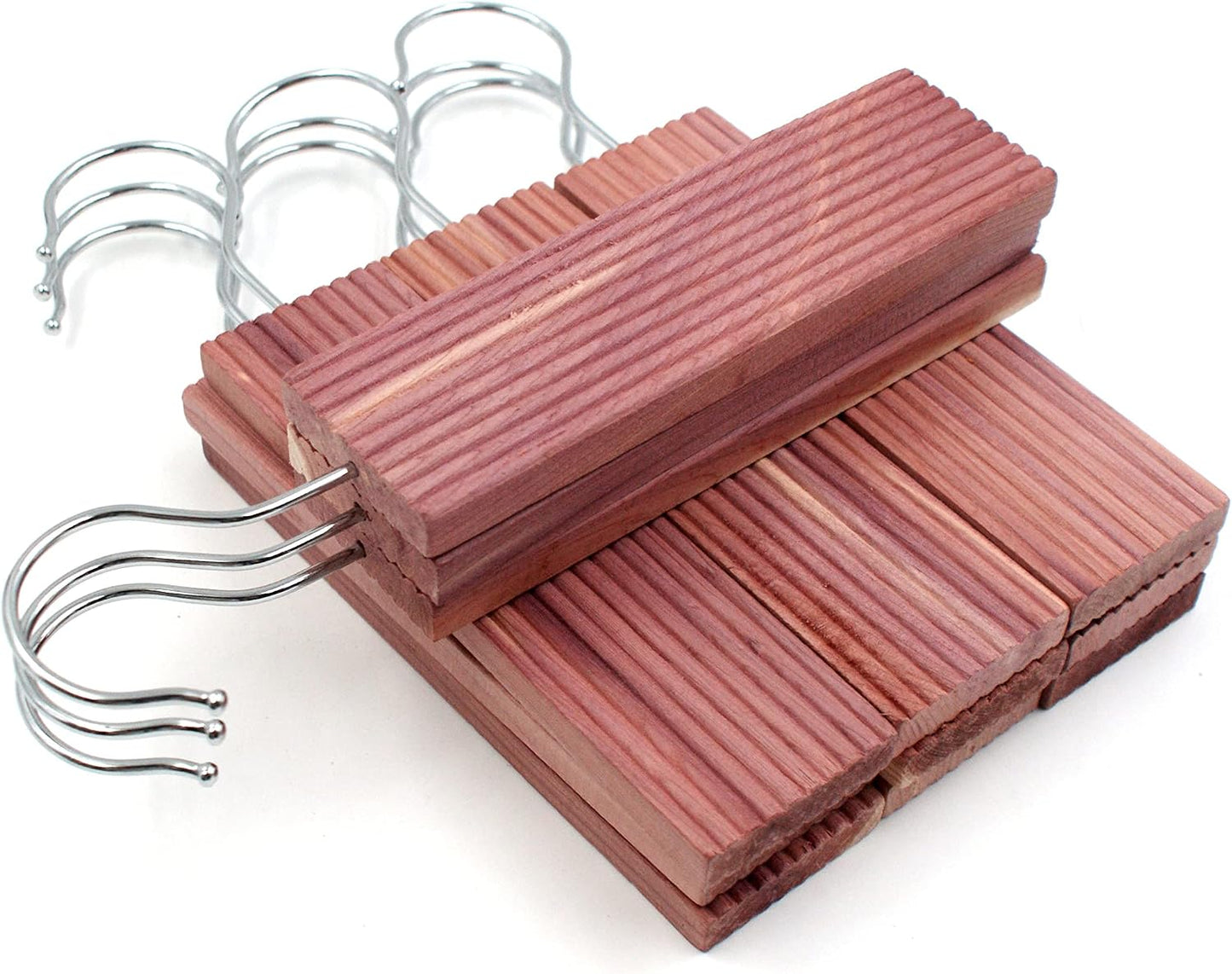 5pcs Cedar Planks Cedar Blocks for Clothes Storage Aromatic Cedar Hang Ups Hanger Closet Freshener Clothes Protection Mustiness Prevention