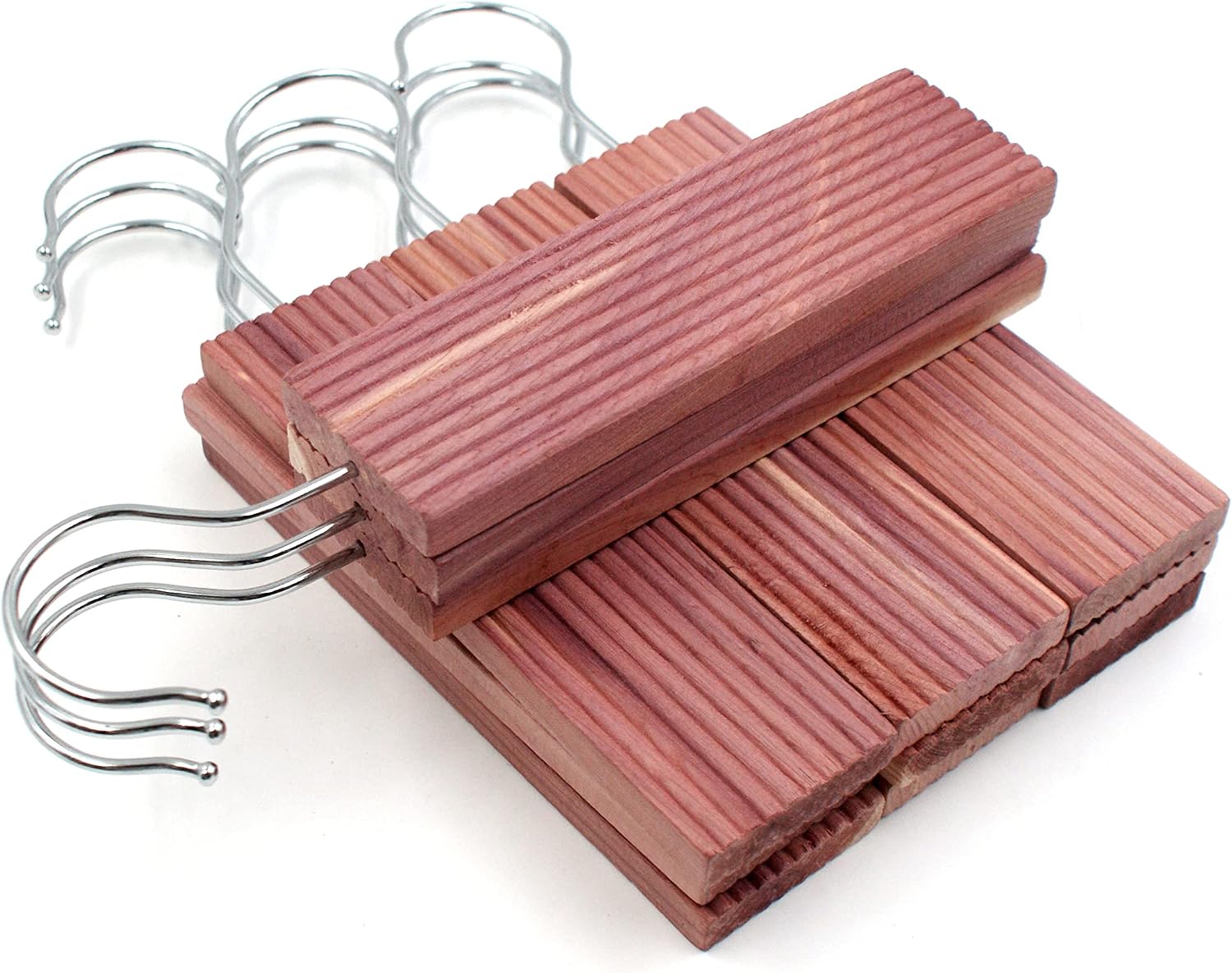 5pcs Cedar Planks Cedar Blocks for Clothes Storage Aromatic Cedar Hang Ups Hanger Closet Freshener Clothes Protection Mustiness Prevention