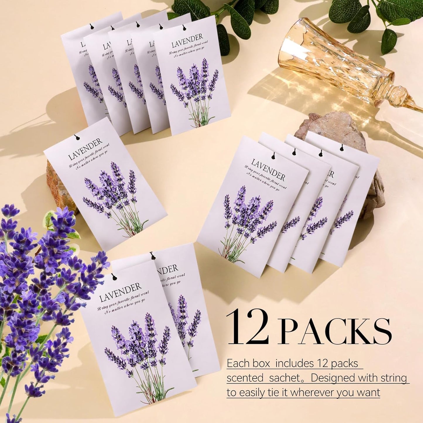 Lavender Scented Sachet Brobes, Cars & Storage, Home Fragrance Air Freshener Sachets