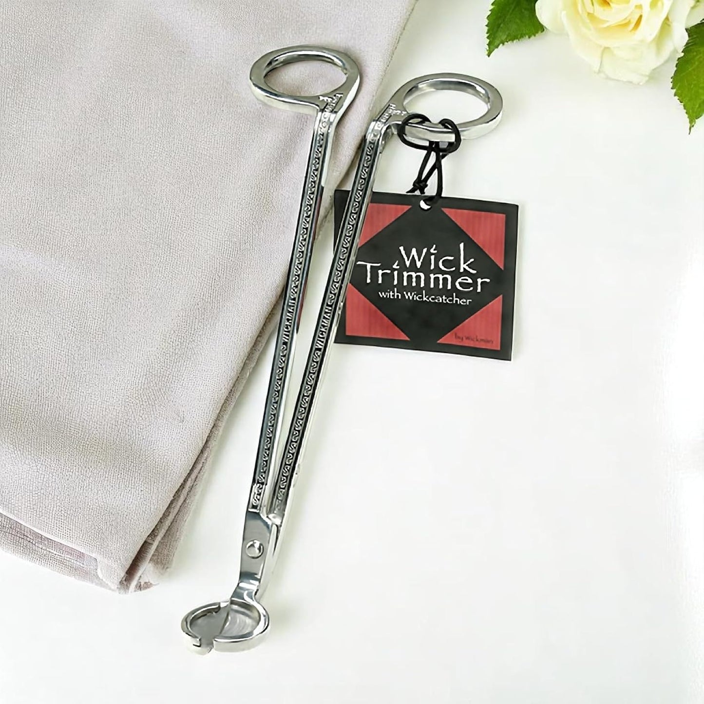 Wickman Stainless Steel Polished Wick Trimmer,Silver
