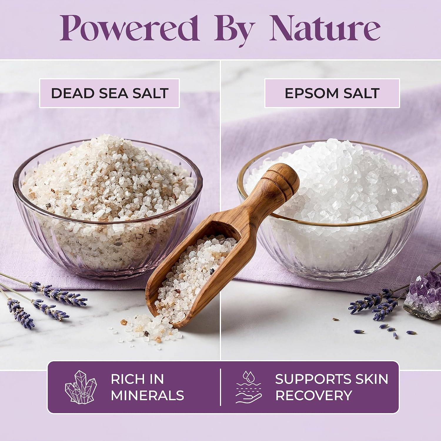 Aromasong Sitz Bath Postpartum Soak - Made in the USA with Dead Sea Salt & Epsom Salts - Soothing and Calming Ingredients Including Lavender, Chamomile Flower, and Eucalyptus Oil