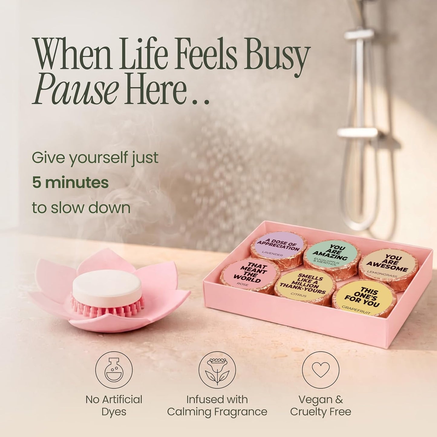 MESMOS 6 Assorted Shower Steamers Aromatherapy, End of Year Teacher Gifts, Thank You Gifts for Women, Shower Steamers for Women, Showers Bomb, Appreciation Gift for Coworkers, Admin, Staff & Team