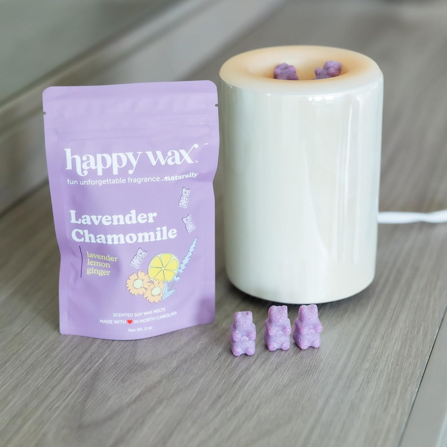 Happy Wax Spring Scented Soy Wax Melts (8oz Pouch) (Lavender Chamomile)