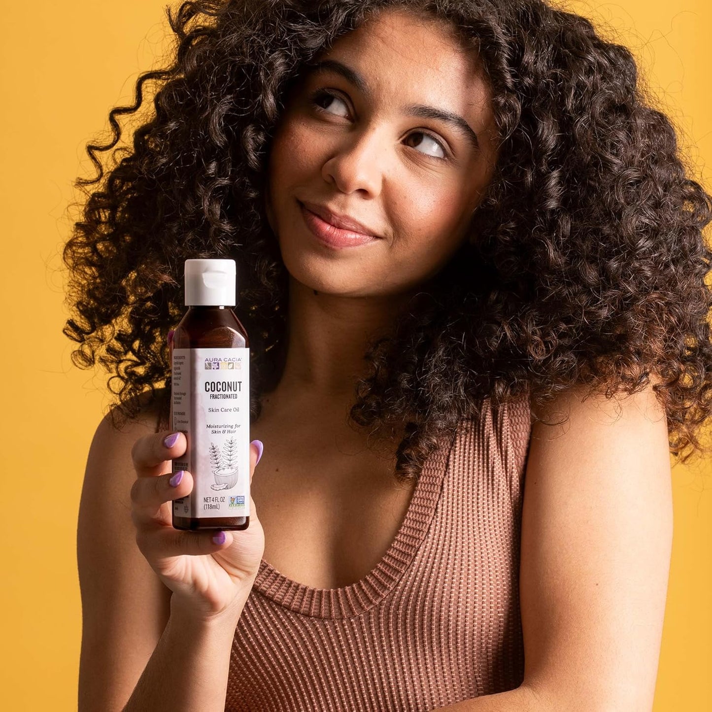 Aura Cacia Certified Organic Fractionated Coconut Oil | 4 fl. oz.