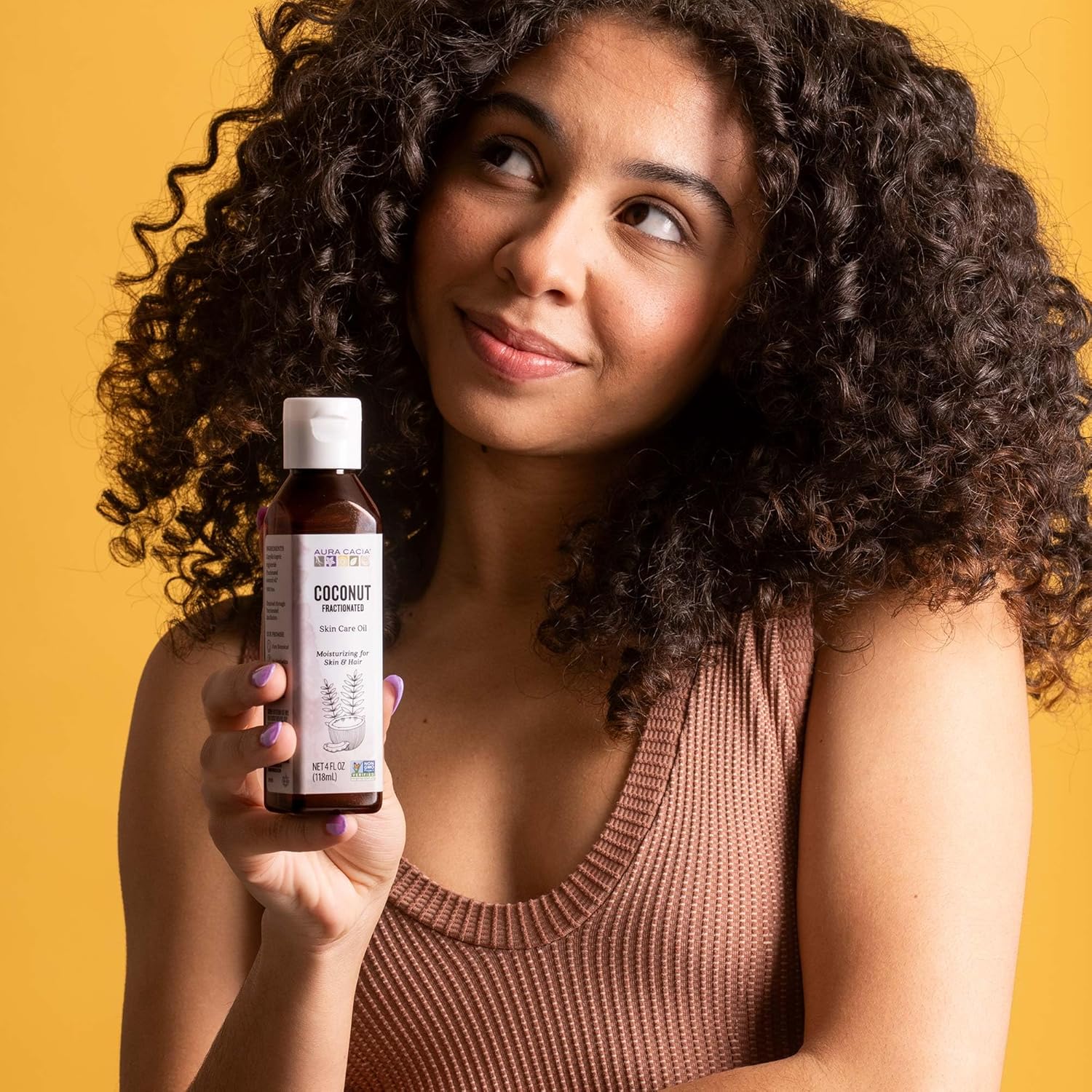 Aura Cacia Certified Organic Fractionated Coconut Oil | 4 fl. oz.