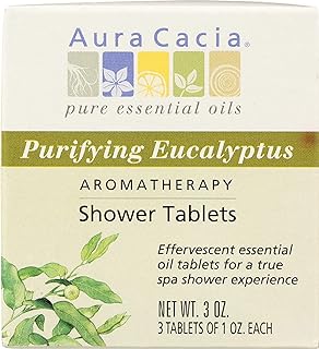 Aura Cacia Purifying Eucalyptus Aromatherapy Shower Tablets