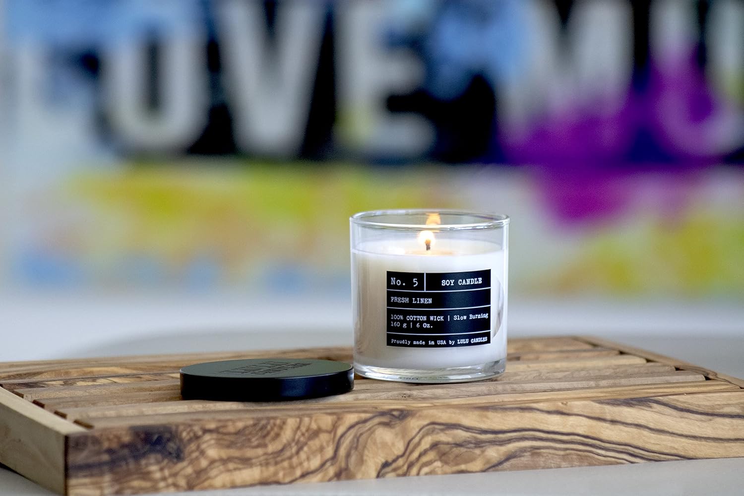 Lulu Candles | Island Coconut | Luxury Scented Soy Jar Candle | Hand Poured in The USA | Highly Scented & Long Lasting (6 Oz.)