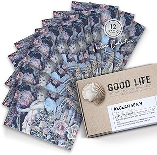 Good Life Aegean Sea Scented Sachets | Designed in New Zealand | 12 Sachets